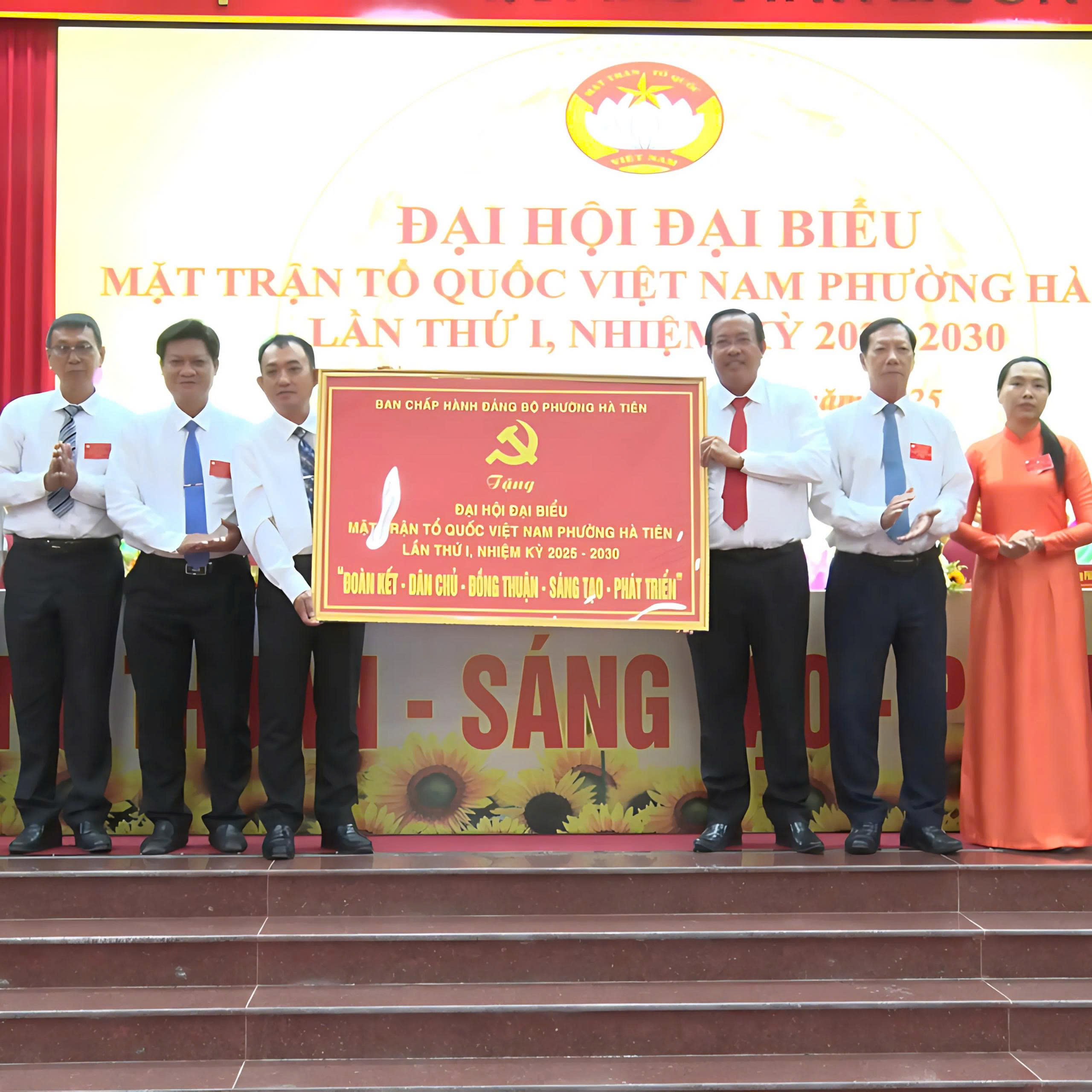 Đại hội MTTQ Việt Nam phường Hà Tiên lần thứ I, nhiệm kỳ 2025-2030: Đoàn kết – Sáng tạo – Phát triển bền vững